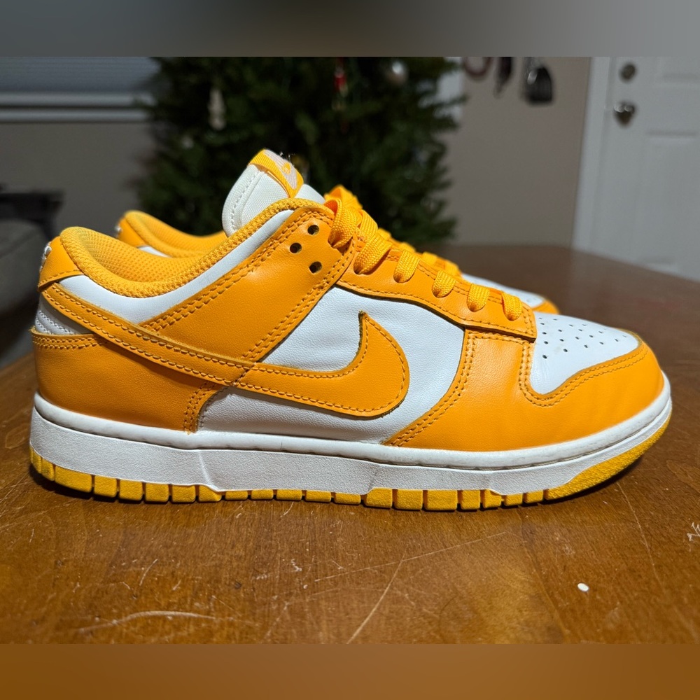 Women’s Nike Dunk Low Laser Orange Sneakers - Picture 4 of 10